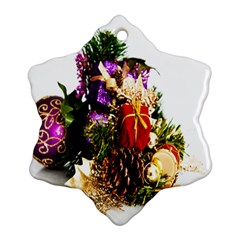 Christmas Decorations Snowflake Ornament (Two Sides)