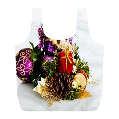 Christmas Decorations Full Print Recycle Bag (L)