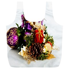 Christmas Decorations Full Print Recycle Bag (XL)