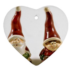 Christmas Figures 2 Ornament (heart)