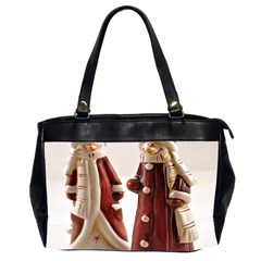 Christmas Figures 3 Oversize Office Handbag (2 Sides) by artworkshop