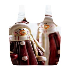 Christmas Figures 6 Full Print Recycle Bag (l) by artworkshop