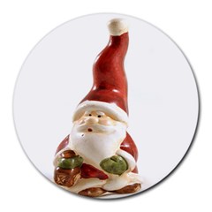 Christmas Figures 8 Round Mousepads by artworkshop