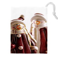 Christmas Figures 11 Drawstring Pouch (4xl) by artworkshop