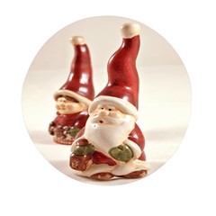 Christmas Figures4 Mini Round Pill Box (pack Of 3) by artworkshop