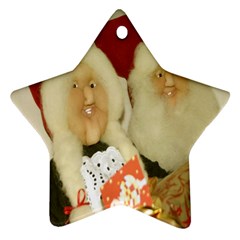 Christmas Puppets 2 Ornament (star)