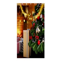 Christmas Tree And Presents Shower Curtain 36  X 72  (stall)  by artworkshop