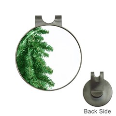 Green Christmas Tree Border Hat Clips With Golf Markers by artworkshop