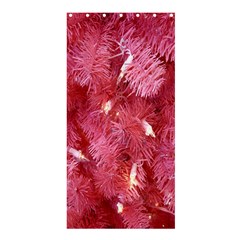 Pink Christmas Tree Shower Curtain 36  X 72  (stall)  by artworkshop