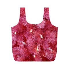 Pink Christmas Tree Full Print Recycle Bag (m) by artworkshop