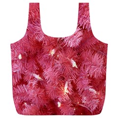 Pink Christmas Tree Full Print Recycle Bag (xl) by artworkshop