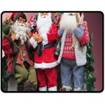 Santa On Christmas 1 Fleece Blanket (Medium)  60 x50  Blanket Front