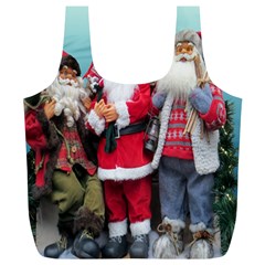 Santa On Christmas 3 Full Print Recycle Bag (xl) by artworkshop