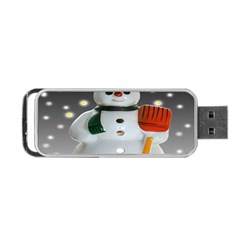 Snowman Portable Usb Flash (two Sides) by artworkshop