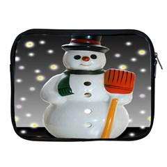 Snowman Apple Ipad 2/3/4 Zipper Cases by artworkshop