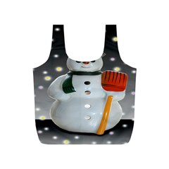 Snowman Full Print Recycle Bag (s) by artworkshop