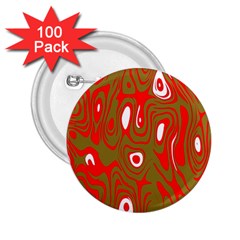 Red-dark 2 25  Buttons (100 Pack)  by nateshop