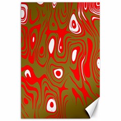 Red-dark Canvas 20  X 30  by nateshop