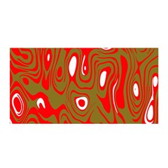 Red-dark Satin Wrap 35  X 70  by nateshop