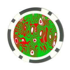 Red-green Poker Chip Card Guard (10 Pack) by nateshop