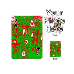 Red-green Playing Cards 54 Designs (mini) by nateshop