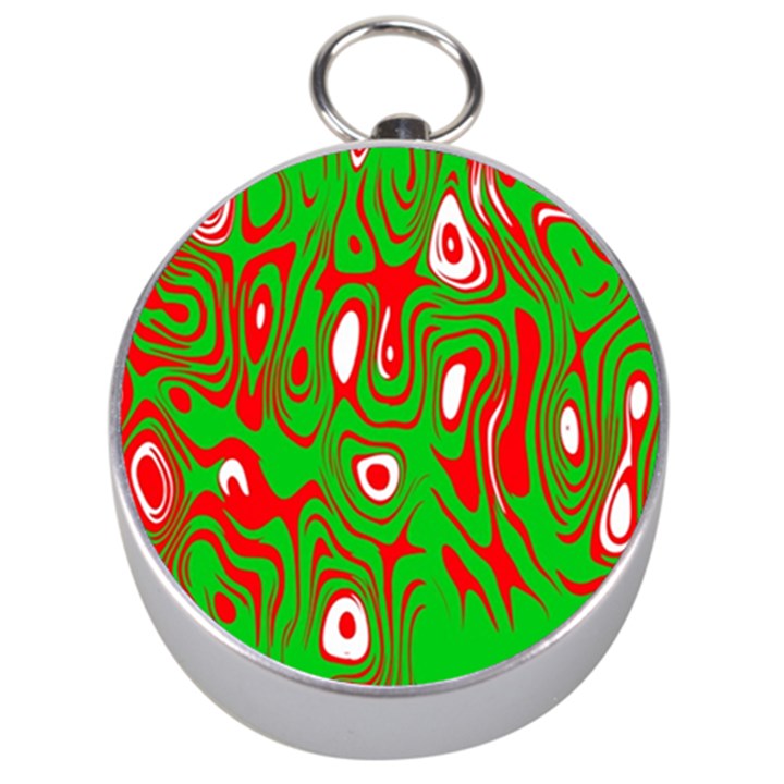 Red-green Silver Compasses