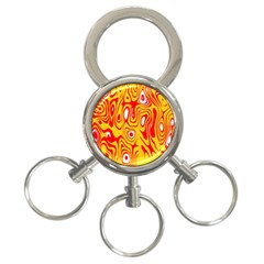 Red-yellow 3-ring Key Chain by nateshop