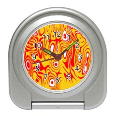 Red-yellow Travel Alarm Clock