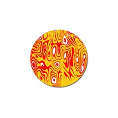 Red-yellow Golf Ball Marker (10 Pack) by nateshop