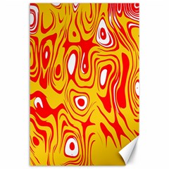 Red-yellow Canvas 24  X 36  by nateshop