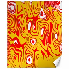 Red-yellow Canvas 11  X 14  by nateshop