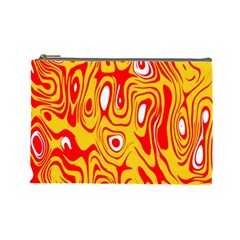 Red-yellow Cosmetic Bag (large)