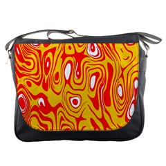 Red-yellow Messenger Bag by nateshop