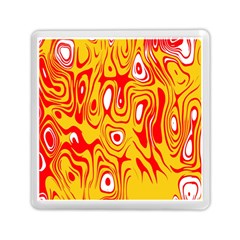 Red-yellow Memory Card Reader (square) by nateshop