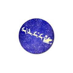Santa-claus-with-reindeer Golf Ball Marker (10 Pack) by nateshop