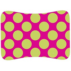 Seamless, Polkadot Velour Seat Head Rest Cushion by nateshop