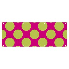 Seamless, Polkadot Banner And Sign 8  X 3  by nateshop