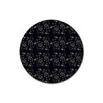 Seamless-pattern 1 Rubber Coaster (Round) Front