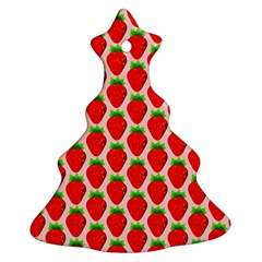 Strawberries Christmas Tree Ornament (two Sides)