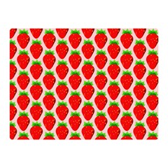 Strawberries Double Sided Flano Blanket (mini)  by nateshop