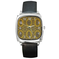 Tapestry Square Metal Watch by nateshop