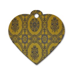 Tapestry Dog Tag Heart (one Side) by nateshop