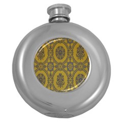 Tapestry Round Hip Flask (5 Oz) by nateshop