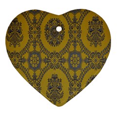 Tapestry Heart Ornament (two Sides) by nateshop