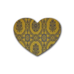 Tapestry Rubber Coaster (heart) by nateshop