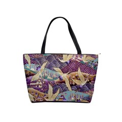 Textile Fabric Pattern Classic Shoulder Handbag by nateshop