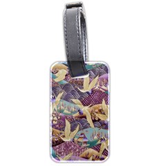 Textile Fabric Pattern Luggage Tag (two Sides) by nateshop