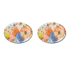 Tissue Cufflinks (oval) by nateshop