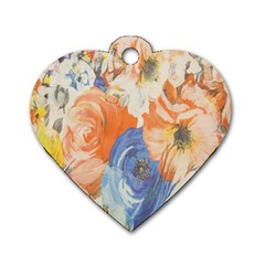 Tissue Dog Tag Heart (two Sides) by nateshop