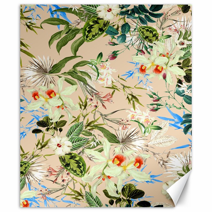 Tropical Fabric Textile Canvas 20  x 24 